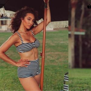 Kilo brava striped swimsuit